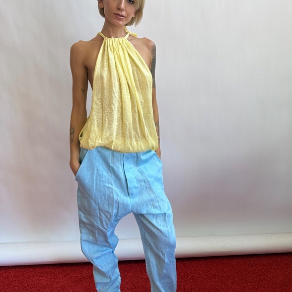 Vivienne Westwood 1/1 Sample INSANE SET Matching Linen Set S/S 2014 - Picture 12 of 16